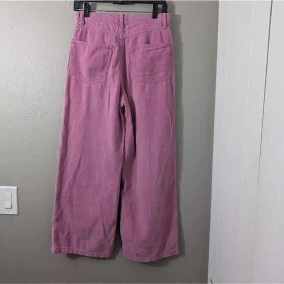 Urban Outfitters BDG Pink Corduroy Wide-Leg Pants - Picture 3 of 5